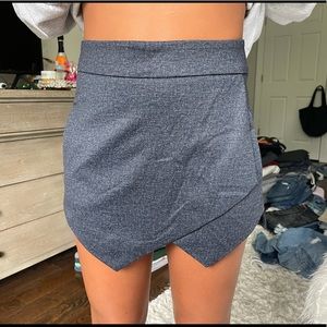 Denim Colored Skort